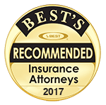 2017 Best Recommended Insurance Attorney